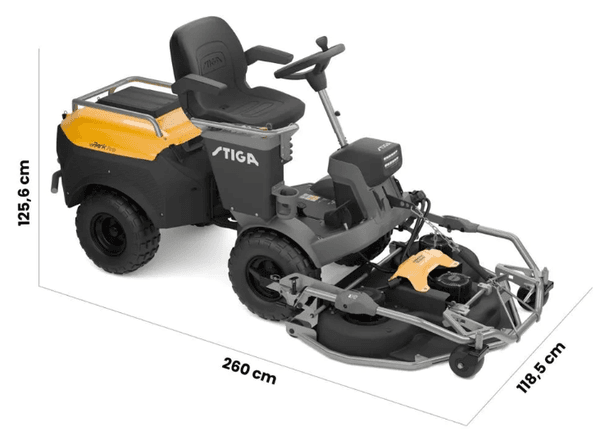 NYHET! STIGA ePark PRO batteridrevet frontrider